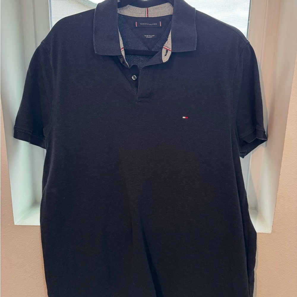Tommy Hilfiger Men's Navy Polo Shirt